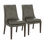 Chaise d'appoint en cuir Niara