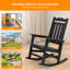 1pc Kailan Plastic Rocking Gliding Adirondack Chair-955343950