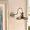 Lampe murale glamour scandinave, corps en métal doré, 8,7 po x 16,5 po | Douille E27, 40 W maximum, indice de protection IP20 | Éclairage élégant pour le salon, la chambre à coucher et le couloir, design élégant avec esthétique moderne