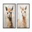 Minimalisme Alpaca Grunge - ensemble de 2 reproductions d'art mural Alpacas-102573676-102573681