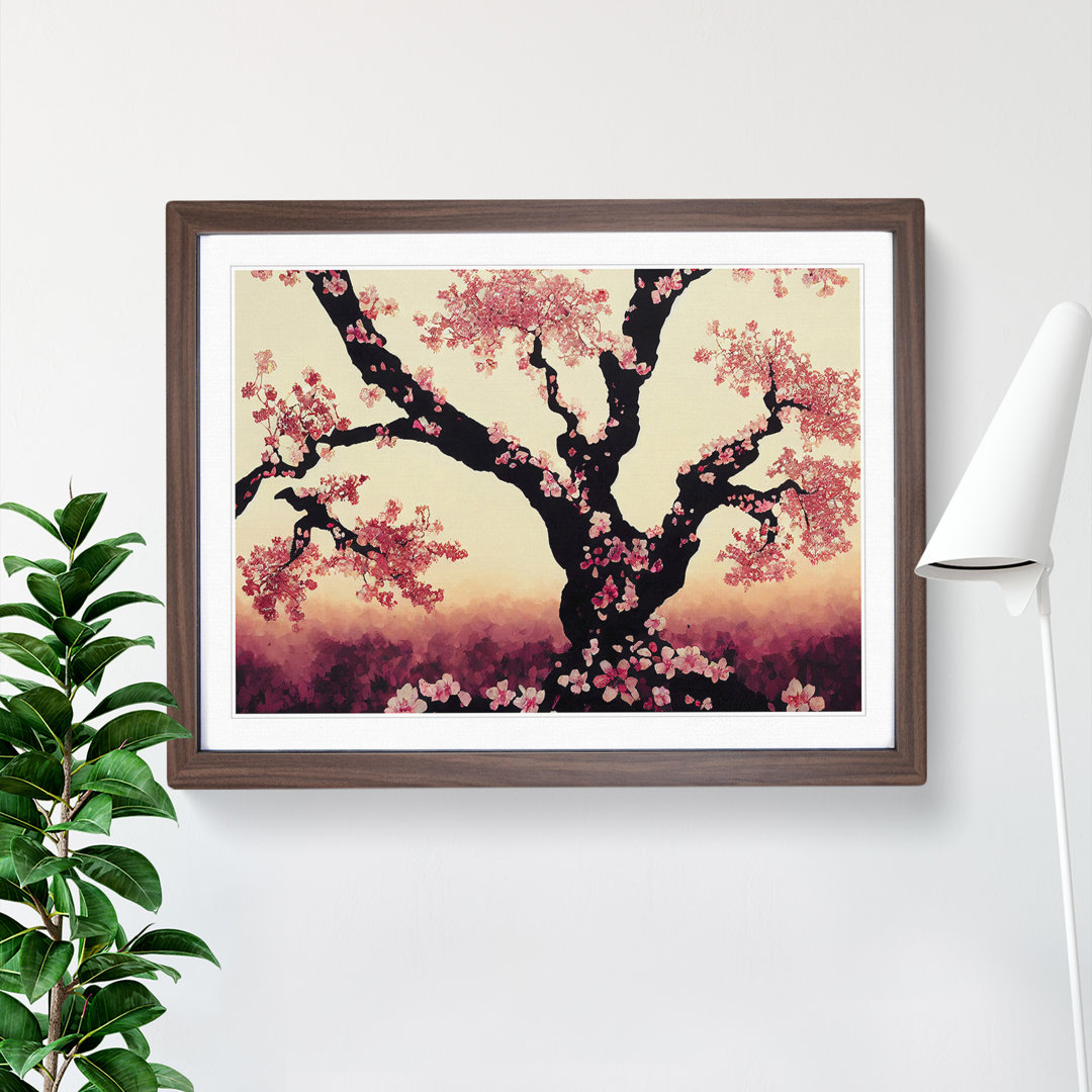Amazing Cherry Blossom Tree Flowers - Framed Print