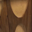 Buffet en bois massif cannelé avec 4 portes, finition noyer-118705455