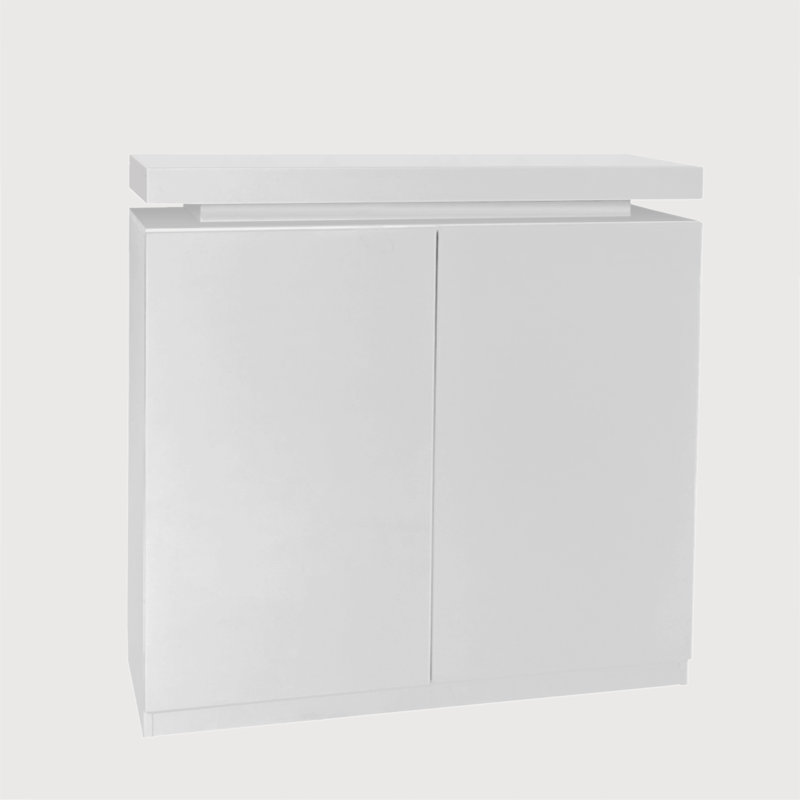 Large Spaces Shoe Cabinet High Glossy Colour With Led Light Have Moveable Shelves
