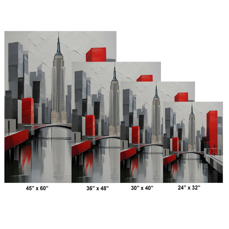 Miroir empire, H 32 po x l 24 po