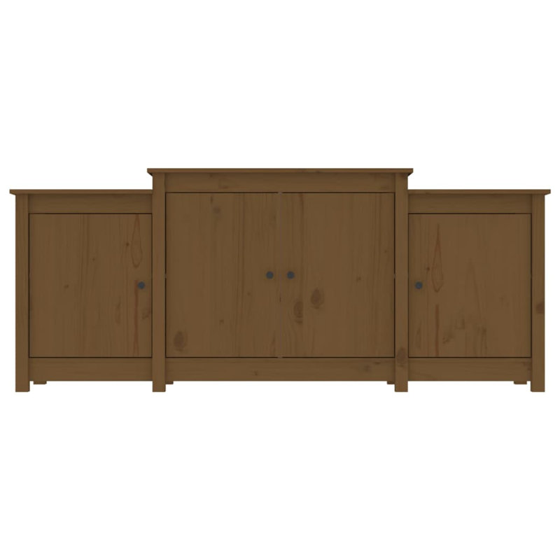 Bigler 164cm Solid Wood Sideboard, Brown
