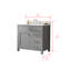 Meuble-lavabo simple 36 po Ajhane-649224786