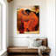 Flaming June Inspired African American Canvas Print-1853455765