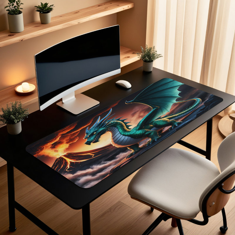 Polyester Desk Pad, 31.5x15.5