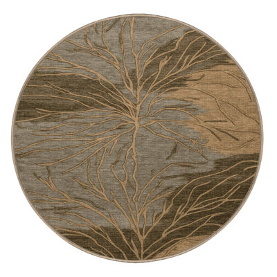 Machine Washable Nature Beige Area Rug