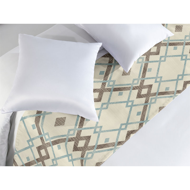 Tapis de foulard à motif géométrique Ambesonne, Grand lit