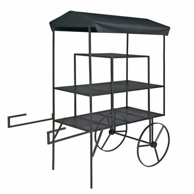 Metal Flower Vending Cart