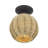 Aliane 1 Light Bronze Small Semi-flush-1228101013