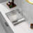 Sarlai 17'' Stainless Steel Rectangular Bathroom Sink