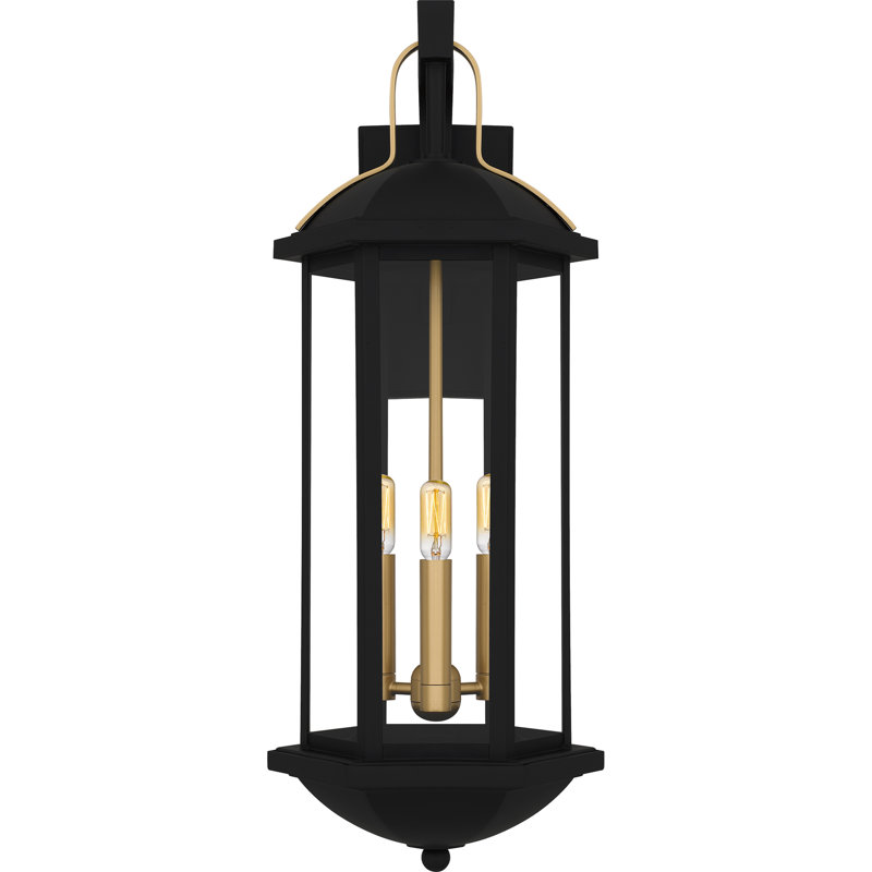 Lanterne murale d'extérieur Giuseppina, H 26,25 po x l 10 po x P 10,75 po, 3 lumières