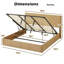 Lit avec rangement Zora Farmhouse Lift