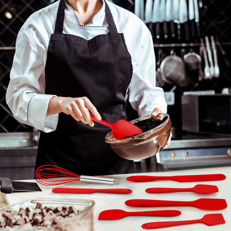 Belfry Kitchen Whipton 15 Utensil Set, Red