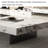 Modern simple square rock plate coffee table-102698678