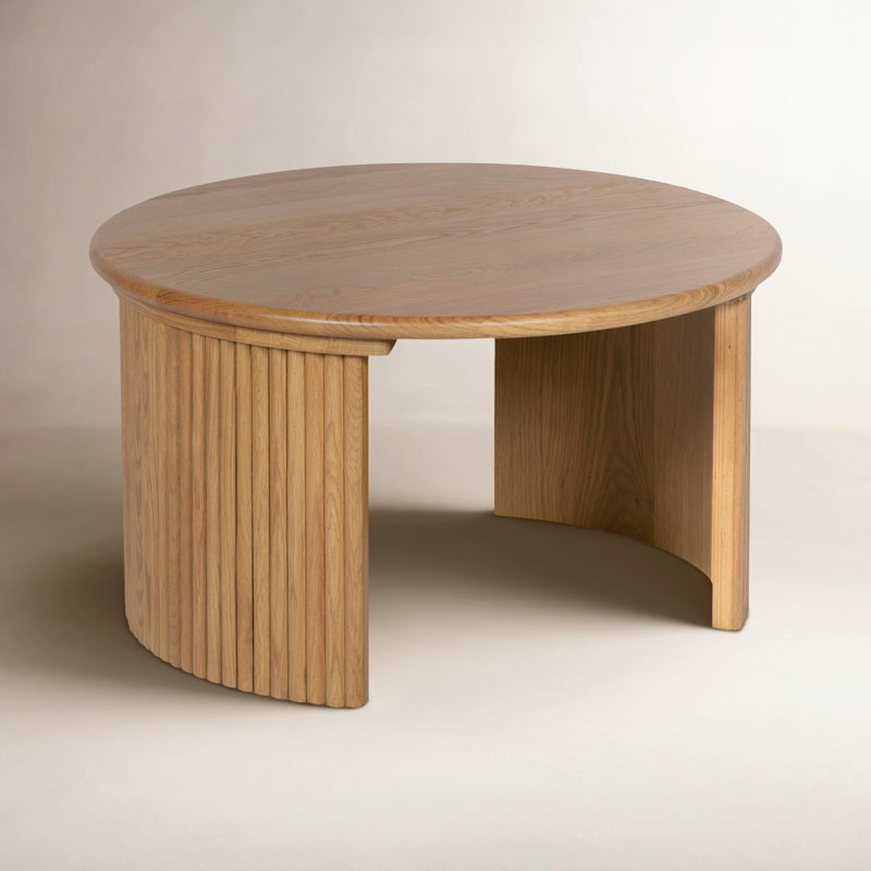 Penny Small Coffee Table Dark Brown, Espresso, 13.75" H x 24" L x 24" W