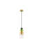 Sandy Gold Metal  Glossy Glass  LED E14 1x5 Watt 230 Volt  IP20 Bulb Excluded  D: 10.8 H1: 30 H2: 184 cm Adjustable height-600072906