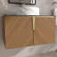 Meuble-lavabo mural simple 30 po avec plateau en marbre