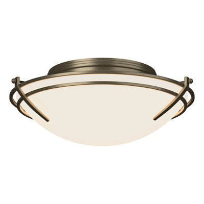 Plafonnier encastré simple en forme de bol 15,7 po Tryne