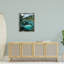 «Tropical Ocean Inlet Lush Palm Tree Hills» par Amelia Noyes - Peinture-75749855-75749857