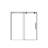 8'' W 111.33'' H Framed Rectangle Reversible Shower Enclosure-98294304-98294303