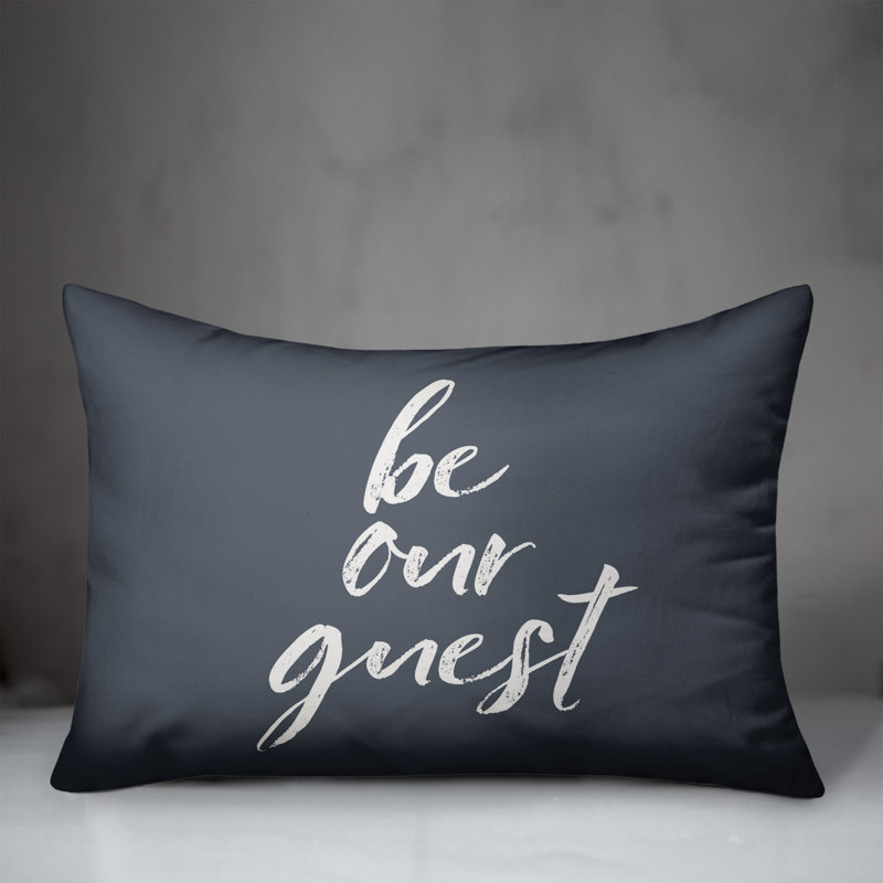 Coussin décoratif intérieur / extérieur en polyester , H 14 po x l 20 po, Ardoise
