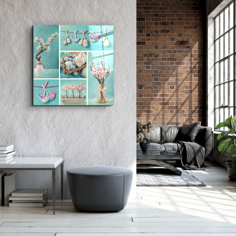 Superbe peinture décorative en verre trempé de 19,7 po x 19,7 po | 100% verre trempé, épaisseur: 0,16 pouce | Impression UV pour des couleurs éclatantes | Parfait pour la décoration intérieure, le salon ou le bureau