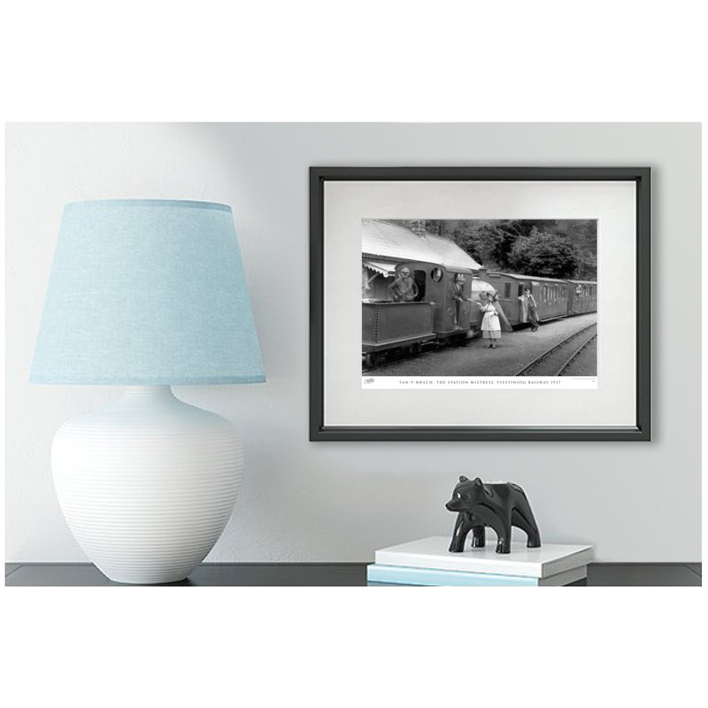 Tan-Y-Bwlch, The Station Mistress, Ffestiniog Railway 1937 by Francis Frith - Single Picture Frame Print