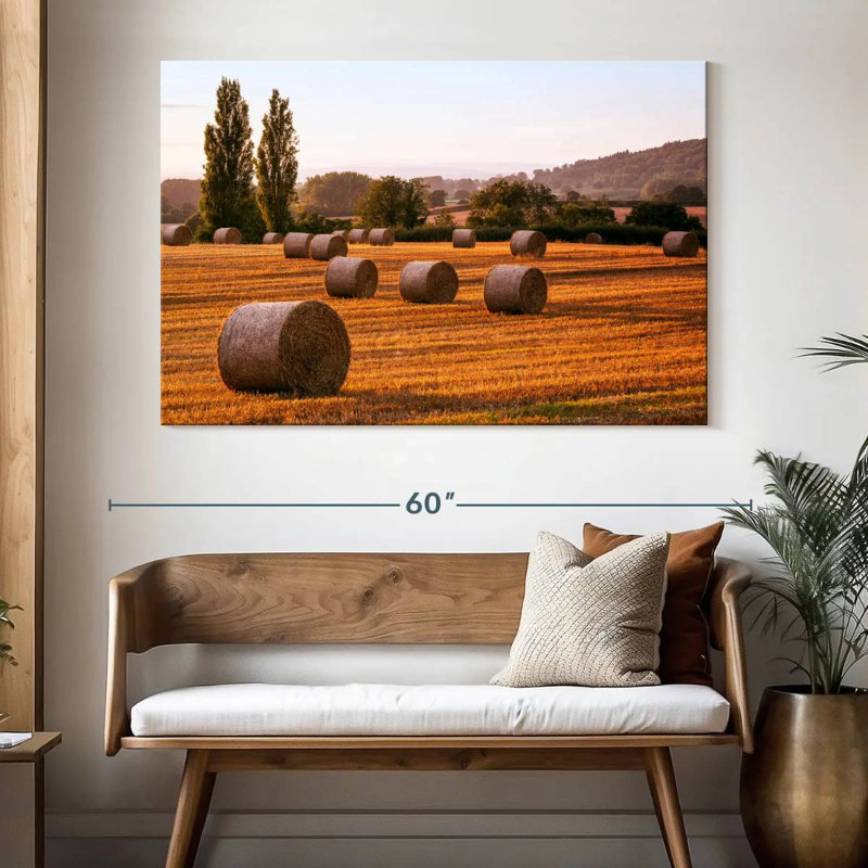 Balles de foin dans le Herefordshire, H 34 po x l 51 po