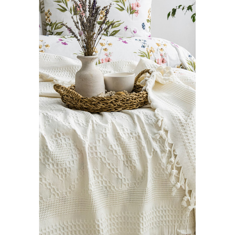 Luxurious Double Pique Set, Cream Color | 100% Cotton, 350 GSM | Includes 2 Pillowcases (19.7 x 27.6 inches) | Machine Washable, Soft & Breathable, Perfect for Cozy Bedrooms
