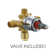 Design House Middleton II Traditional Single-Handle Shower Valve Trim with Escutcheon for Bathroom