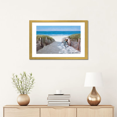 «Beach Bike II» par Zhen-Huan Lu - impression d'art graphique