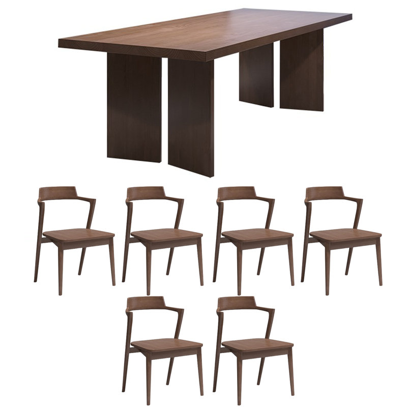 Ensemble de salle à manger Janmichael, H 29,53 po x L 86,61 po x l 35,43 po