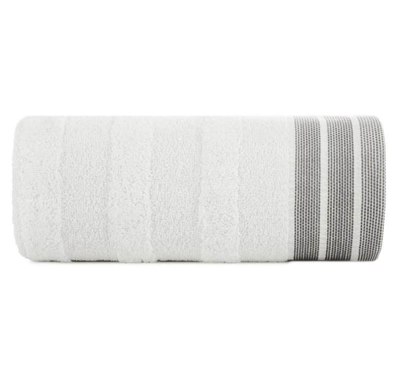 Issak Midweight Jacquard Hand Towel, White