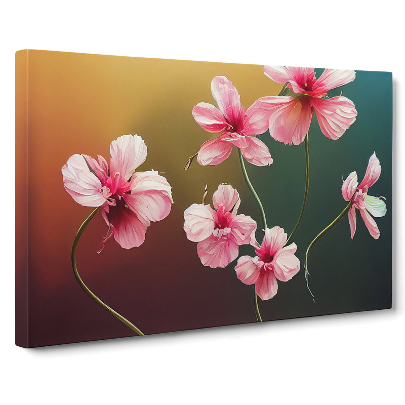Sweet Flowers - Wrapped Canvas, 50cm H x 76cm W x 3cm D