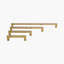 Ribbed Bar / Handle Pull with Fluted Stems-854159880-856766789