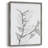Charcoal Foliage Framed Print - Solid Wood-951567566