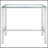 Tommy Chrome 47-inch Bar Table