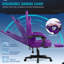 GTPLAYER GAMING CHAIR Adjustable Reclining Ergonomic Swiveling PC & Racing Game Chair-122081744