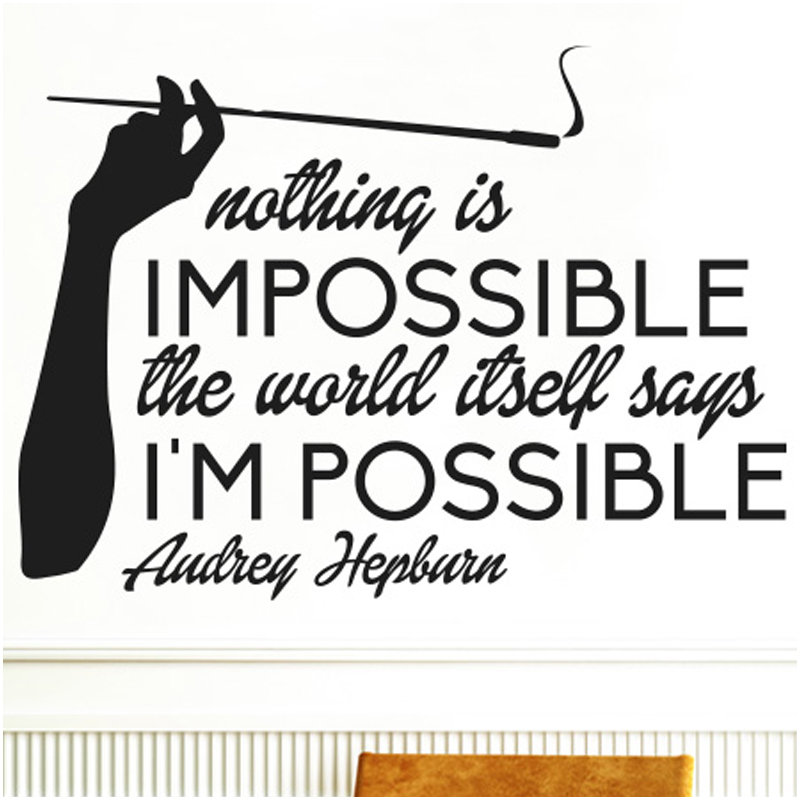 Wall Decal, Medium, Black