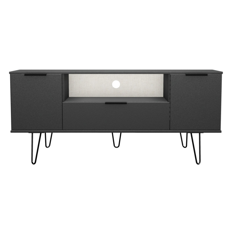 Fully Assembled Berryhill TV Stand for TVs up to 60", Black