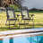 2 Pieces Patio Adjustable Folding Recliner Chairs With 7 Level Adjustable Backrest
