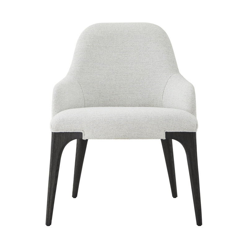 Chaise avec accoudoirs en tissu Rome