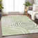 Premium Machine Washable Prisco Green Rug