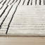 Tapis d'intérieur crème abstrait à motif de branches Tapis Alinda-2045874425