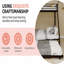 Lit superposé, tube carré à haute stabilité, avec échelle et lit gigogne roulant, look minimaliste, support robuste pour la maison, le dortoir et la chambre d'amis-1794088462-1794088691