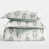 Motif floral blanc / vert