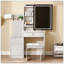 Tabouret de salle de bain 4 tiroirs